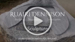 Ruari Dennison sculptor ireland video