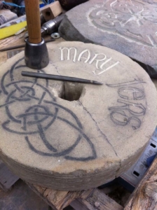 hand cut lettering stone mason kerry